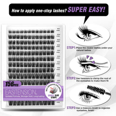 Assorted sizes from EASITENSION for customizable lash looks