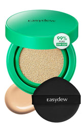 Easydew Mela B Cushion compact close-up showing smooth coverage.