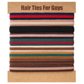 EasYoung braided hair ties for men secure a thick bun without damage