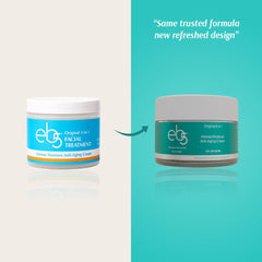 eb5 face and neck moisturizer swatch indicating firming potential.
