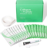 Ebanel Collagen Peptides Wash-Off Mask powder sachets deliver an instant tightening effect.