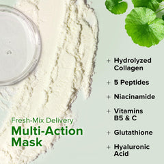 Ebanel mixing spatula helps prepare and blend the mask to the right texture.