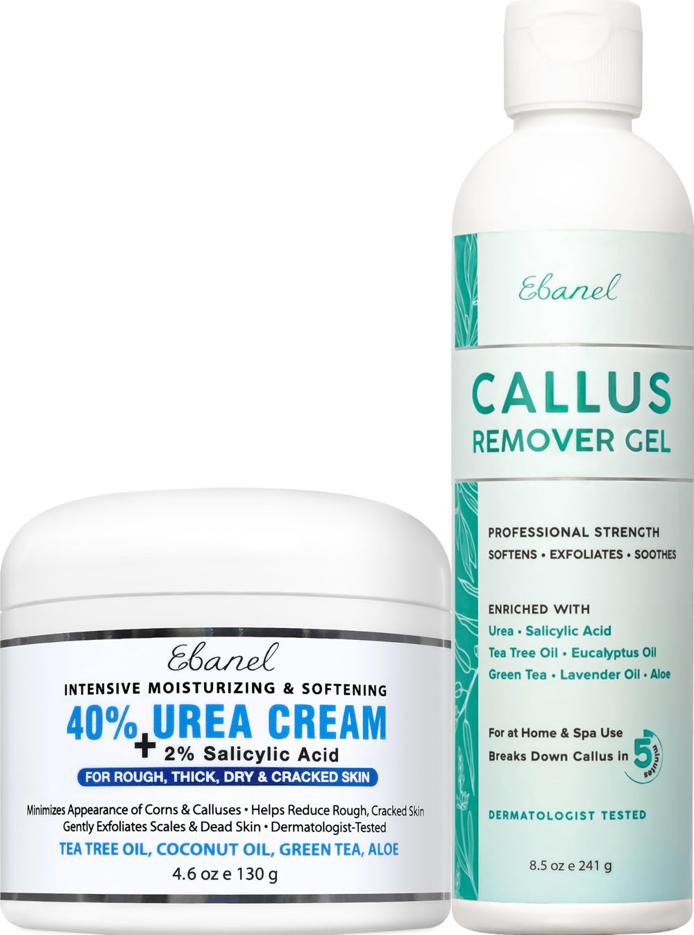 Ebanel foot callus remover gel targeting rough areas for smoother feet