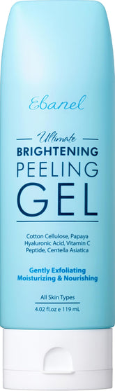 Ebanel gel exfoliante iluminador con celulosa de algodón para rostro, suaviza poros.