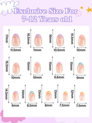 EBANKU 13 tallas para niñas, ajuste perfecto para cada dedo