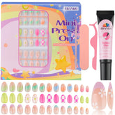 EBANKU uñas postizas para niñas con diferentes tallas para hacer en casa.