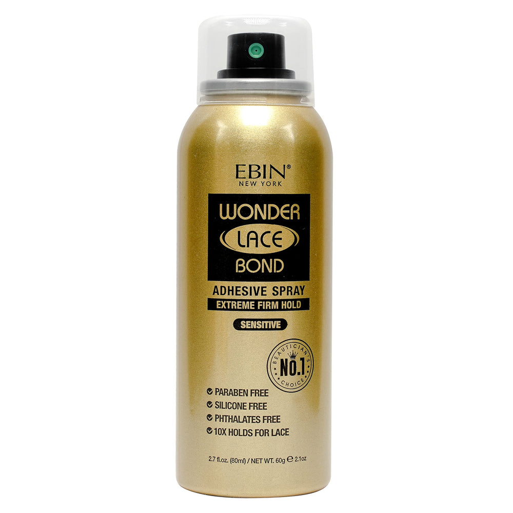 Spray EBIN NEW YORK Wonder Lace Bond frente de peluca, fijación natural.