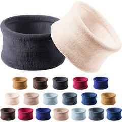 Lazo elástico de algodón grande de EBOOT para cabello grueso, ideal para sujetar coletas.