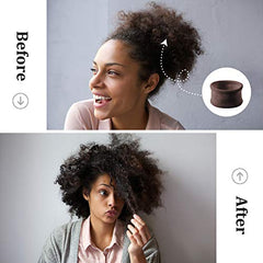 Accesorio de pelo EBOOT: lazo grande de algodón para cabello rizado, sin deslizamiento.