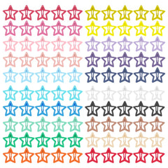 ECADY clip estrella metalico, ideal para peinados diarios en cabello fino.