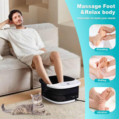 ECARBME foot spa delivers oxygen bubbles for spa-like foot relaxation.