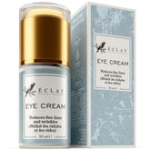 Crema contorno de ojos Eclat Skincare en envase 30ml, hidratación duradera y antiarrugas