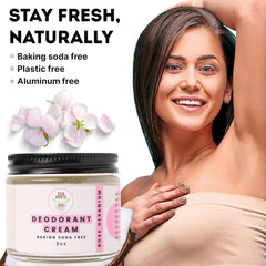 Eco Roots aplicación desodorante crema: fácil de extender y absorber.