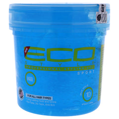 Eco Style Nvey Eco Styling Gel Sport bottle shows color-protected hair protection and shine.