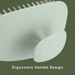 ecoed wet dry detangler brush green ideal for use in shower or bath