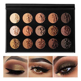 EcoFavor Nude Gold: paleta de sombras mate para looks naturales y duraderos.