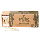 EcoFox Bamboo Cotton Swabs double tipped for precise makeup applications
