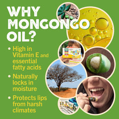 Eco Lips Mongo Kiss manteca de cacao orgánica para hidratación