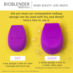 Damp use delivers light, buildable coverage for natural looks.
