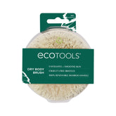 EcoTools cepillo corporal seco con mango de bambú para exfoliar suavemente la piel.