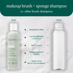 EcoTools cruelty-free vegan symbol signals ethical brush hygiene.