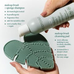 EcoTools deep clean shampoo bottle (8 oz) for gentle tool cleansing