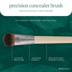 EcoTools Precision Concealer Brush nose area use for targeted coverage