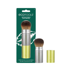 EcoTools retractable face brush cap keeps your brush clean on the go.