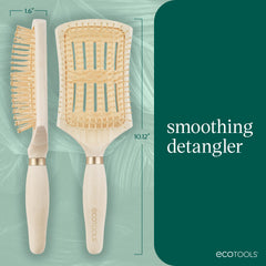 Vented design detail supports faster blow-drying with better airflow.