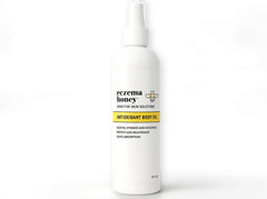 ECZEMA HONEY aceite corporal antioxidante, uso despues de la ducha para piel sensible.