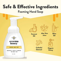 ECZEMA HONEY – aplicación de espuma para cuidado diario de manos.
