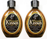 Ed Hardy Coconut Kisses bottle front showing hydration-rich formula for smooth, even tanning