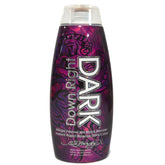 Ed Hardy Down Right Dark en botella, bronceado rápido para sesiones exprés.