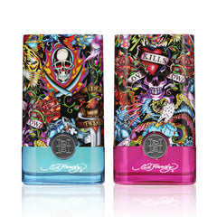 ED HARDY Hearts & Daggers woody base visualization conveys lasting depth