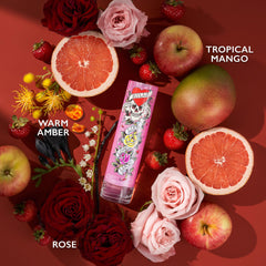 ED HARDY perfume spray mist demonstrates easy application and quick scent diffusion.