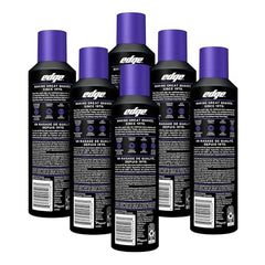 Edge shaving gel texture close-up shows creamy lather and cooling