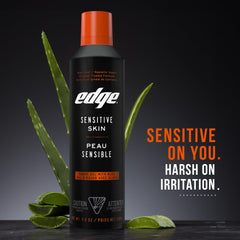 Edge shaving gel men aloe enriched formula moisturizes for a gentle razor glide