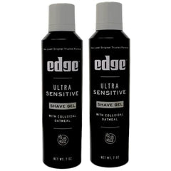 Edge Ultra Sensitive Shave Gel lather close-up for a smooth glide.