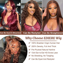 ediere glueless cap with adjustable straps and four combs for secure wear