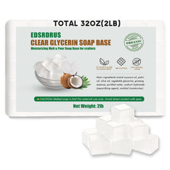 Base de glicerina transparente EDSRDRUS para manualidades de jabón