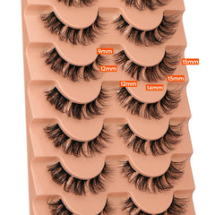 Eefofnn 56-piece DIY lash extension pack for customizable styles.