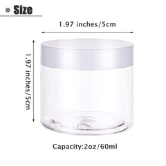 Eerrhhaq wide-mouth jars simplify filling powders and creams on the go.