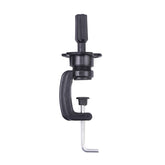 EERYA wig mannequin head stand with desktop clamp for secure wig styling.