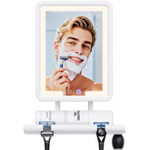 eeuuty Gen 3 fogless shower mirror front view for a clear morning shave