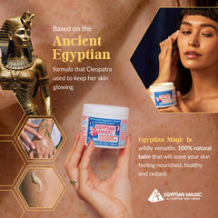 Egyptian Magic body moisturizer provides all-over hydration.