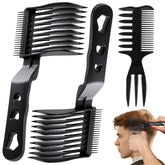 EHBELIF Blend Friend Fade Comb Set Black 3pc with ergonomic non-slip grip for precise fades.