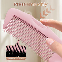 EHBELIF hollow-tooth design helps collect hair and oil effortlessly