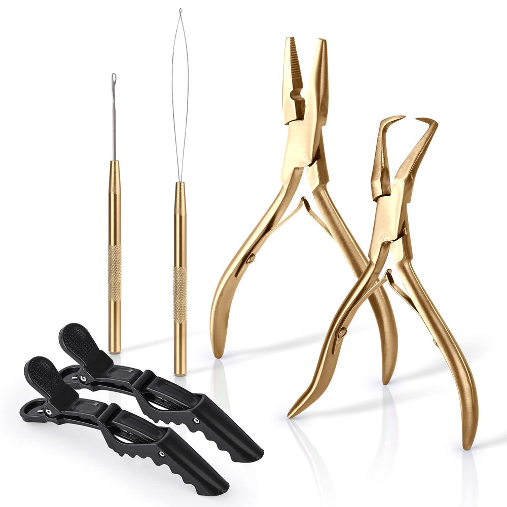 EHDIS micro beads closer pliers for precise bead closure on hair extensions