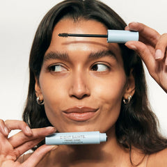 Eight Saints Frame Game applicator brush for precise brow application.
