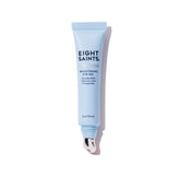 Eight Saints Light Show Brightening Eye Gel bottle with cooling applicator for refreshed under-eye skin.